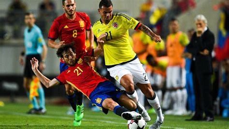spain vs colombia football